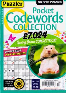 Puzzler Q Pock Codewords C Magazine Issue NO 214
