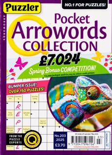 Puzzler Q Pock Arrowords C Magazine Issue NO 203