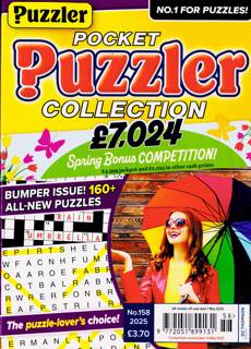 Puzzler Pocket Puzzler Coll Magazine Issue NO 158
