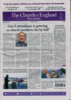 Church Of England Newsp Magazine Issue 11/04/2025