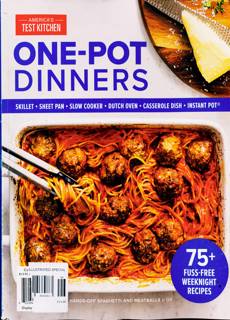 Cook Illustrated Special Magazine Issue ONE POT