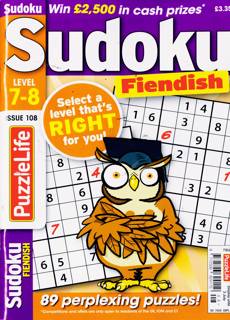 Puzzlelife Sudoku L7&8 Magazine Issue NO 108
