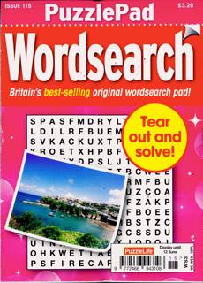 Puzzlelife Ppad Wordsearch Magazine Issue NO 115