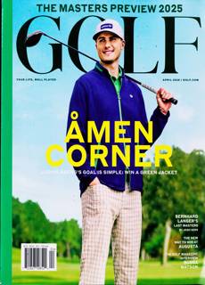 Golf Magazine Usa Magazine Issue APR 25