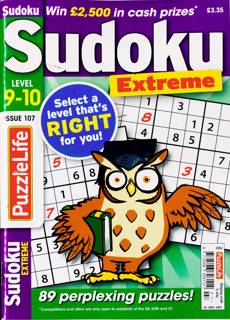 Puzzlelife Sudoku L9&10 Magazine Issue NO 107