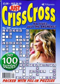 Just Criss Cross Magazine Issue NO 339