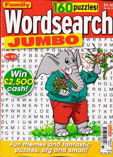 Family Wordsearch Jumbo Magazine Issue NO 373