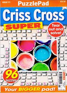 Puzzlelife Criss Cross Super Magazine Issue NO 91