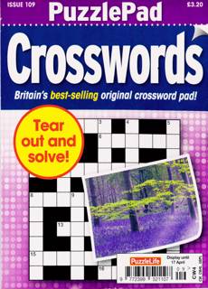 Puzzlelife Ppad Crossword Magazine Issue NO 109