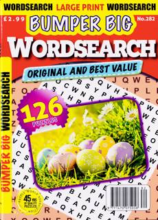 Bumper Big Wordsearch Magazine Issue NO 282