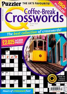 Puzzler Q Coffee Break Crossw Magazine Issue NO 157