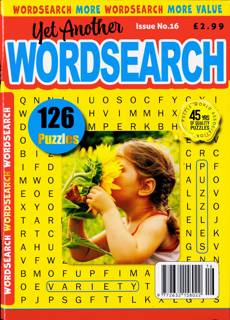 Yet Another Wordsearch Mag Magazine Issue NO 16