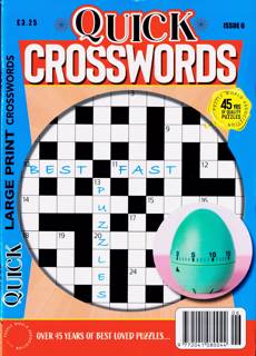 Quick Crosswords Magazine Issue NO 6