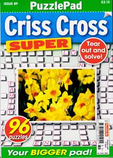 Puzzlelife Criss Cross Super Magazine Issue NO 89