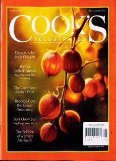 Cooks Illustrated Magazine Issue MAY-JUN