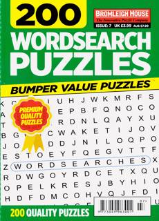 200 Wordsearch Puzzles Magazine Issue NO 7