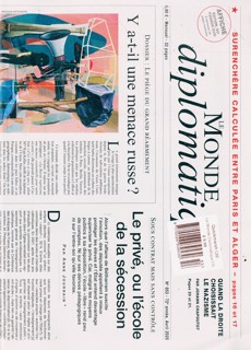 Le Monde Diplomatique Magazine Issue NO 853