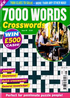 7000 Word Crosswords Magazine Issue NO 48