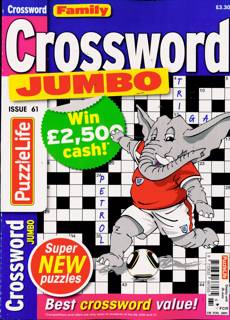 Family Crossword Jumbo Magazine Issue NO 61
