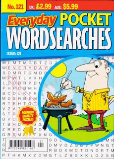 Everyday Pocket Wordsearch Magazine Issue NO 121