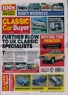 Classic Car Buyer Magazine Issue 14/05/2025