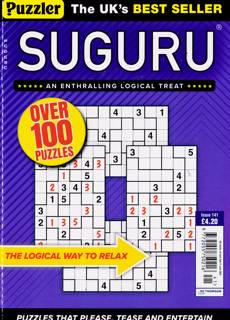 Puzzler Suguru Magazine Issue NO 141