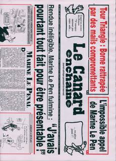 Le Canard Enchaine Magazine Issue NO5447