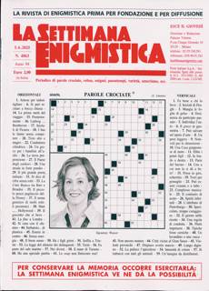 La Settimana Enigmistica Magazine Issue NO 4863