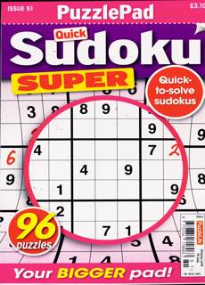 Puzzlelife Sudoku Super Magazine Issue NO 51
