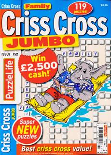Family Criss Cross Jumbo Magazine Issue NO 152