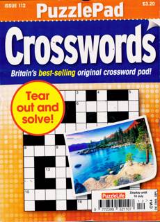 Puzzlelife Ppad Crossword Magazine Issue NO 112