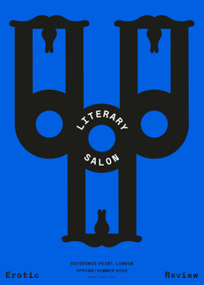 Erotic Review Literary Salon Poster Magazine Issue LIT SALON POSTER