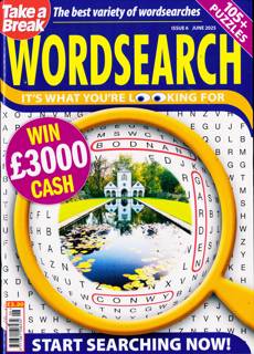 Take A Break Wordsearch Magazine Issue NO 6
