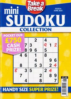 Tab Mini Sudoku Collection Magazine Issue NO 6