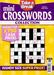 Tab Mini Crossword Coll Magazine Issue NO 6