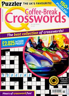 Puzzler Q Coffee Break Crossw Magazine Issue NO 158