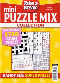 Tab Mini Puzzle Mix Coll Magazine Issue NO 6