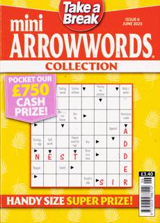 Tab Mini Arrowwords Coll  Magazine Issue NO 6