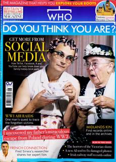 Who Do You Think You Are Magazine Issue JUN 25