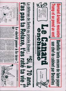 Le Canard Enchaine Magazine Issue NO5448