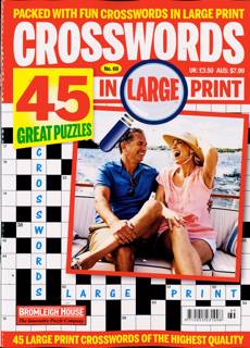 Crosswords In Large Print Magazine Issue NO 69