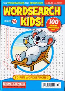 Wordsearch Kids Magazine Issue NO 76