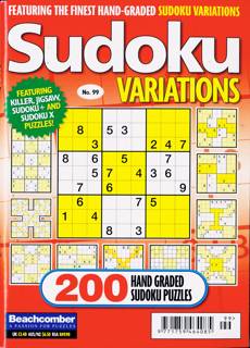 Sudoku Variations Magazine Issue NO 99
