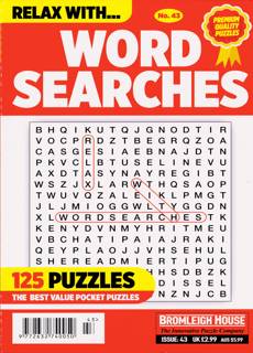 Relax With Wordsearches Magazine Issue NO 43