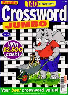 Family Crossword Jumbo Magazine Issue NO 62