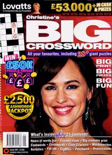 Lovatts Big Crossword Magazine Issue NO 401