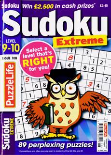 Puzzlelife Sudoku L9&10 Magazine Issue NO 108