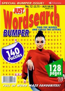 Just Wordsearch Bumper Magazine Issue 12