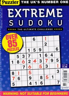 Extreme Sudoku Magazine Issue NO 106