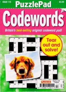 Puzzlelife Ppad Codewords Magazine Issue NO 113